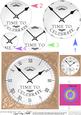 Time to Celebrate Clock Circle Pyramage Topper