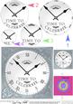 Time to Celebrate Clock Circle Pyramage Topper