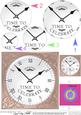 Time to Celebrate Clock Circle Pyramage Topper