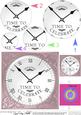 Time to Celebrate Clock Circle Pyramage Topper
