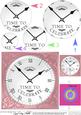 Time to Celebrate Clock Circle Pyramage Topper
