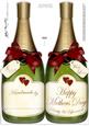 Large Dl Mothers Day Champagne Bottle Shaped Card