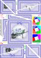 Flower Filled Wheelbarrow Twisted Spiral Side Stacker