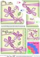 Birthday Flowers & Lace Shell Edged Corner Stacker