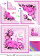Birthday Roses Lace N Pearls Wavy Corner Side Stacker