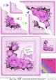 Birthday Roses Lace N Pearls Wavy Corner Side Stacker