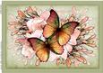 A4 Butterflies N Flowers Card Topper