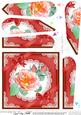 Rose and Lace Fan Pyramage Topper