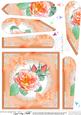 Rose and Lace Fan Pyramage Topper
