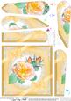 Rose and Lace Fan Pyramage Topper