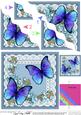 Butterflies and Flowers on Lace Wavy Corner Side Stacker