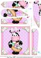 Milly Moo Cow's Easter Basket Fan Pyramage Topper