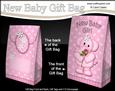 3D Lola Elephant's Rose New Baby Girl Gift Bag Mini Kit