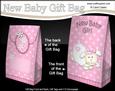3D Little Lamb New Baby Girl Gift Bag Mini Kit