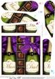 Mum N Dad Champers N Chocs Fan Pyramage Topper
