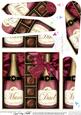 Mum N Dad Champers N Chocs Fan Pyramage Topper