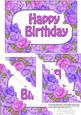 5x7 Time for Roses Birthday Scallop Corner Stacker
