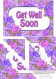 5x7 Time for Roses Get Well Soon Scallop Corner Stacker