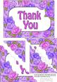 5x7 Time for Roses Thank You Scallop Corner Stacker