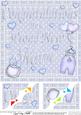 8 x 8 New Baby Mum Scalloped Corner