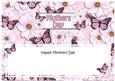 Mothers Day Floral Butterflies Large Dl Insert