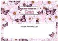 Mothers Day Gran Floral Butterflies Large Dl Insert