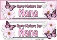 Large Dl Mothers Day Nana Floral Butterflies 3D Decoupage
