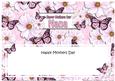 Mothers Day Nana Floral Butterflies Large Dl Insert
