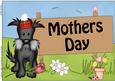 A4 Hamish Scottie Dog Mothers Day Card Topper