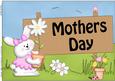 A4 Little Bunny Mothers Day Card Topper