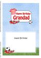 5x7 Birthday Grandad Football Matching Insert