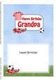 5x7 Birthday Grandpa Football Matching Insert