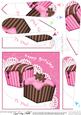 Fondant Fancies Birthday Cakes Fan Pyramage Topper