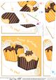Fondant Fancies Birthday Cakes Fan Pyramage Topper