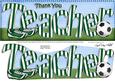 Large Dl Thank You Teacher Football 3D Decoupage
