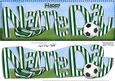 Large Dl Happy Name Day Football 3D Decoupage