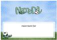 Happy Name Day Football Large Dl Matching Insert