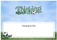 Thinking of You Football Large Dl Matching Insert