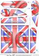 Flying the Flag Uk 40th Birthday Fan Pyramage Topper