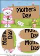A5 Teddy Tess Mothers Day Oval Pyramage Topper
