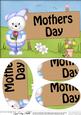 A5 Teddy Ed Mothers Day Oval Pyramage Topper
