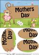 A5 Chunky Monkey Mothers Day Oval Pyramage Topper