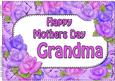 A4 Mothers Day Grandma Time for Roses Card Topper