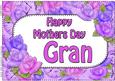 A4 Mothers Day Gran Time for Roses Card Topper
