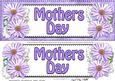 Large Dl Mothers Day Daisies Floral 3D Decoupage