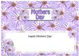Mothers Day Daisies Floral Large Dl Matching Insert