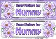 Large Dl Mothers Day Mummy Daisies Floral 3D Decoupage