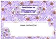 Mothers Day Mummy Daisies Floral Large Dl Matching Insert
