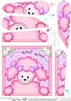 Bon Bon Poodle Dog Fan Pyramage Topper