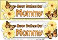 Large Dl Mothers Day Mommy Floral Butterflies 3D Decoupage